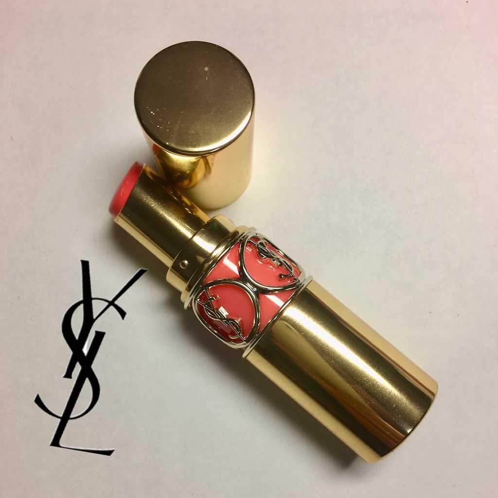 ルージュ ヴォリュプテ シャイン/YVES SAINT LAURENT BEAUTE/口紅を使ったクチコミ(1枚目)