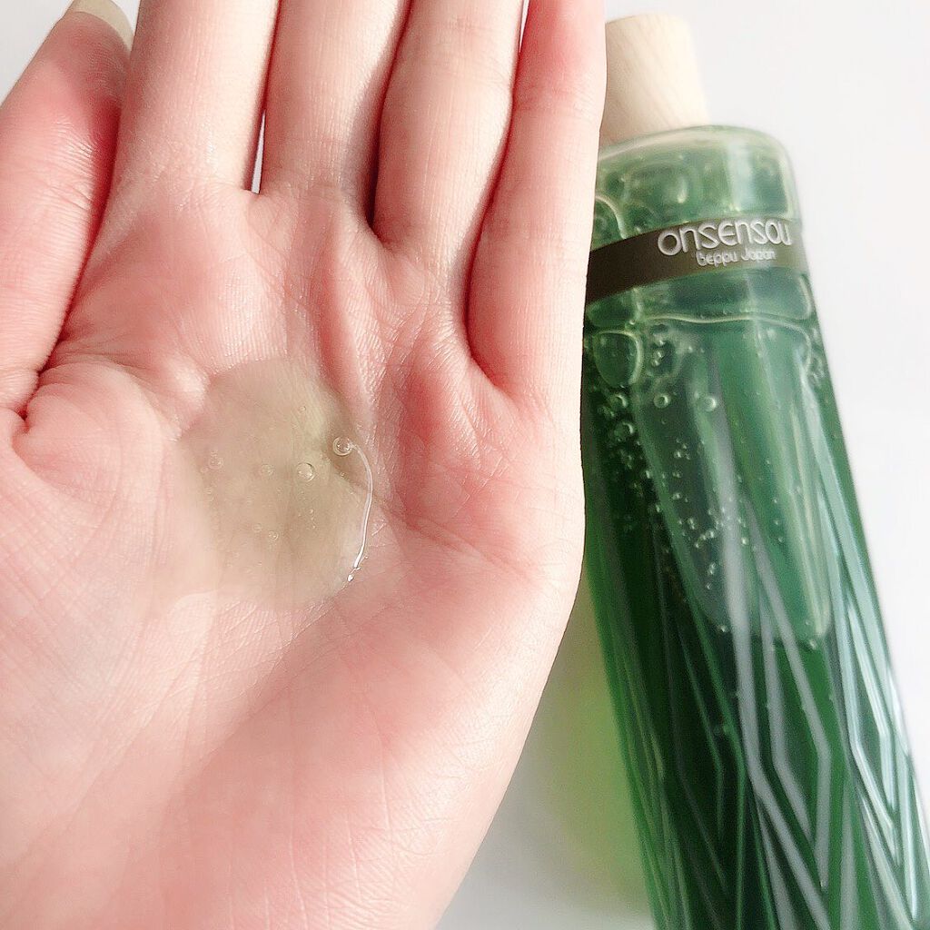 温泉藻配合頭皮ケアシャンプー／トリートメント/ONSENSOU/市販シャンプーを使ったクチコミ（3枚目）