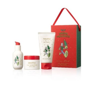 グリーンティ―シード デュオ スキンケアセット 2021 Green Holidays Edition innisfree