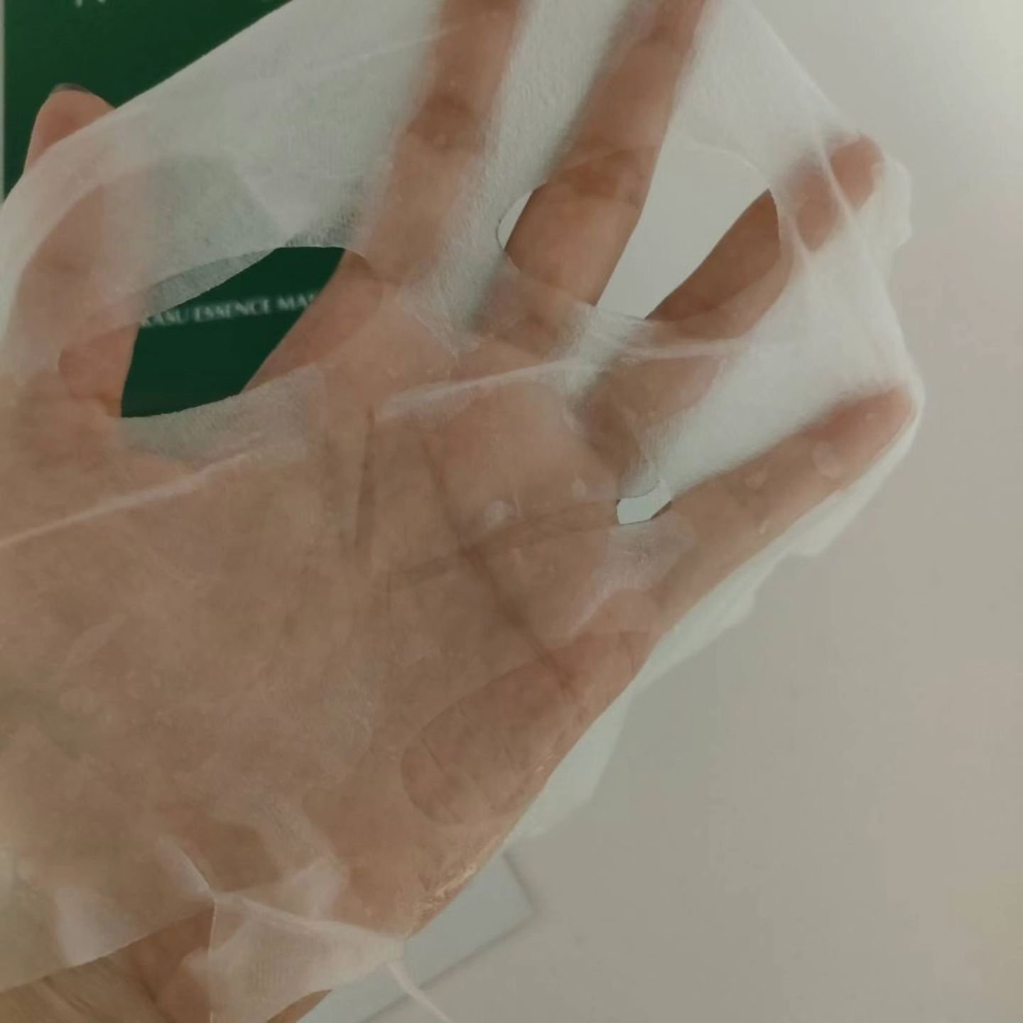 酒粕フェイスマスク 7枚入り（個包装）/NAIA/シートマスク・パックを使ったクチコミ（3枚目）