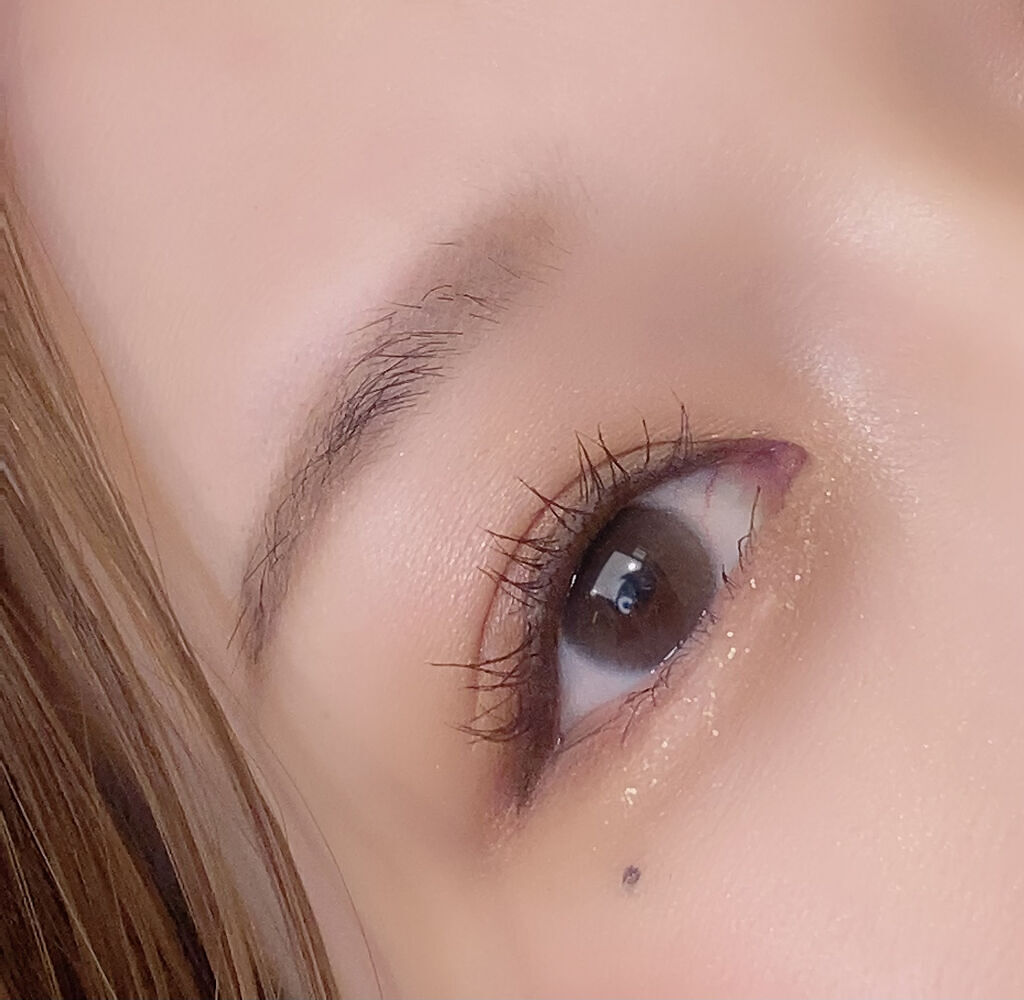 「塗るつけまつげ」ロングタイプ ナチュラルブラウン/デジャヴュ/マスカラを使ったクチコミ（2枚目）