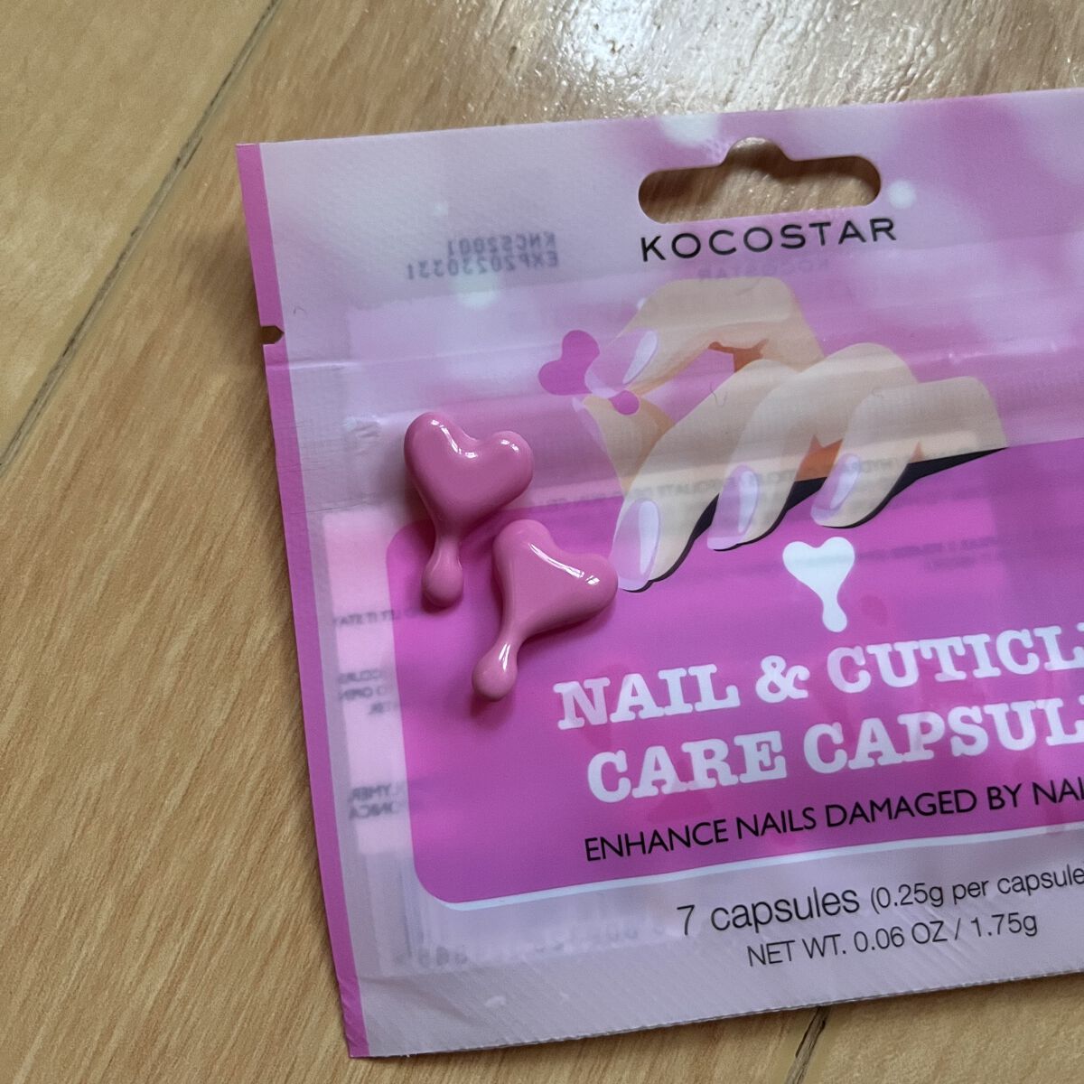 ネイル&キューティクルケアカプセル　7P/KOCOSTAR(ココスター)/ネイルオイル・トリートメントを使ったクチコミ（2枚目）