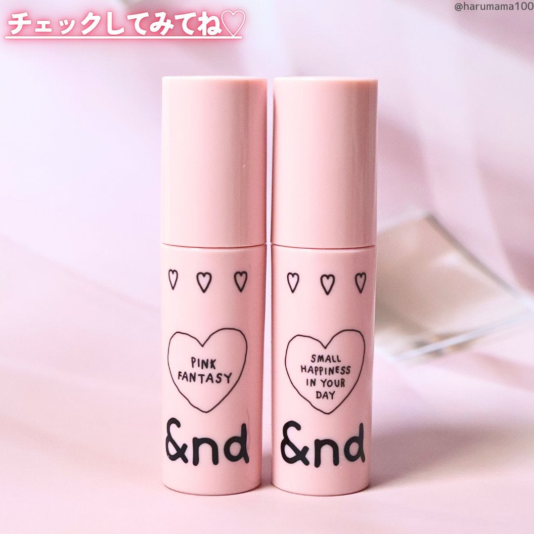 グラッシーボムティント/&nd by rom&nd/リップティントを使ったクチコミ(10枚目)