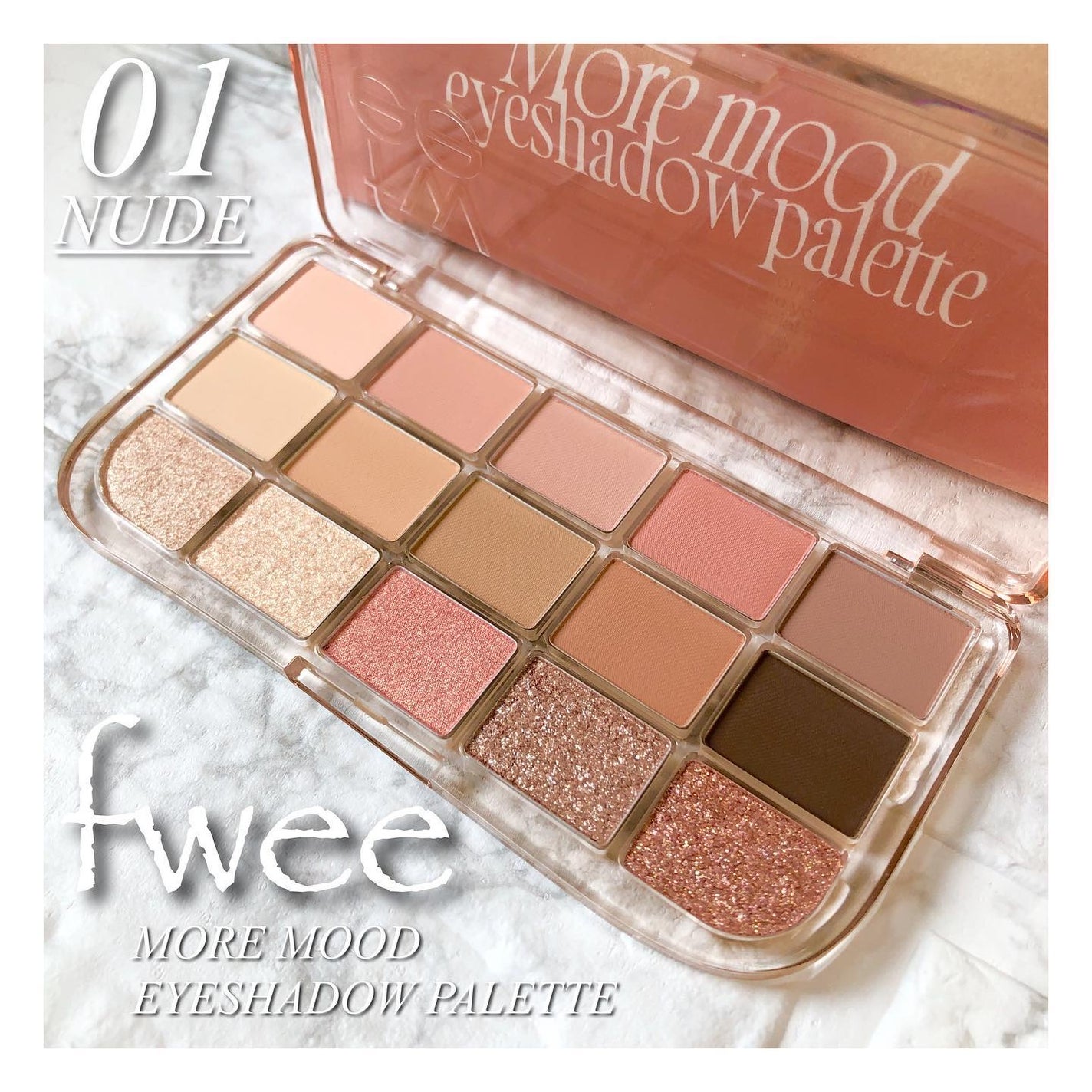 フィー モアムードアイパレット/fwee/アイシャドウパレットを使ったクチコミ(1枚目)