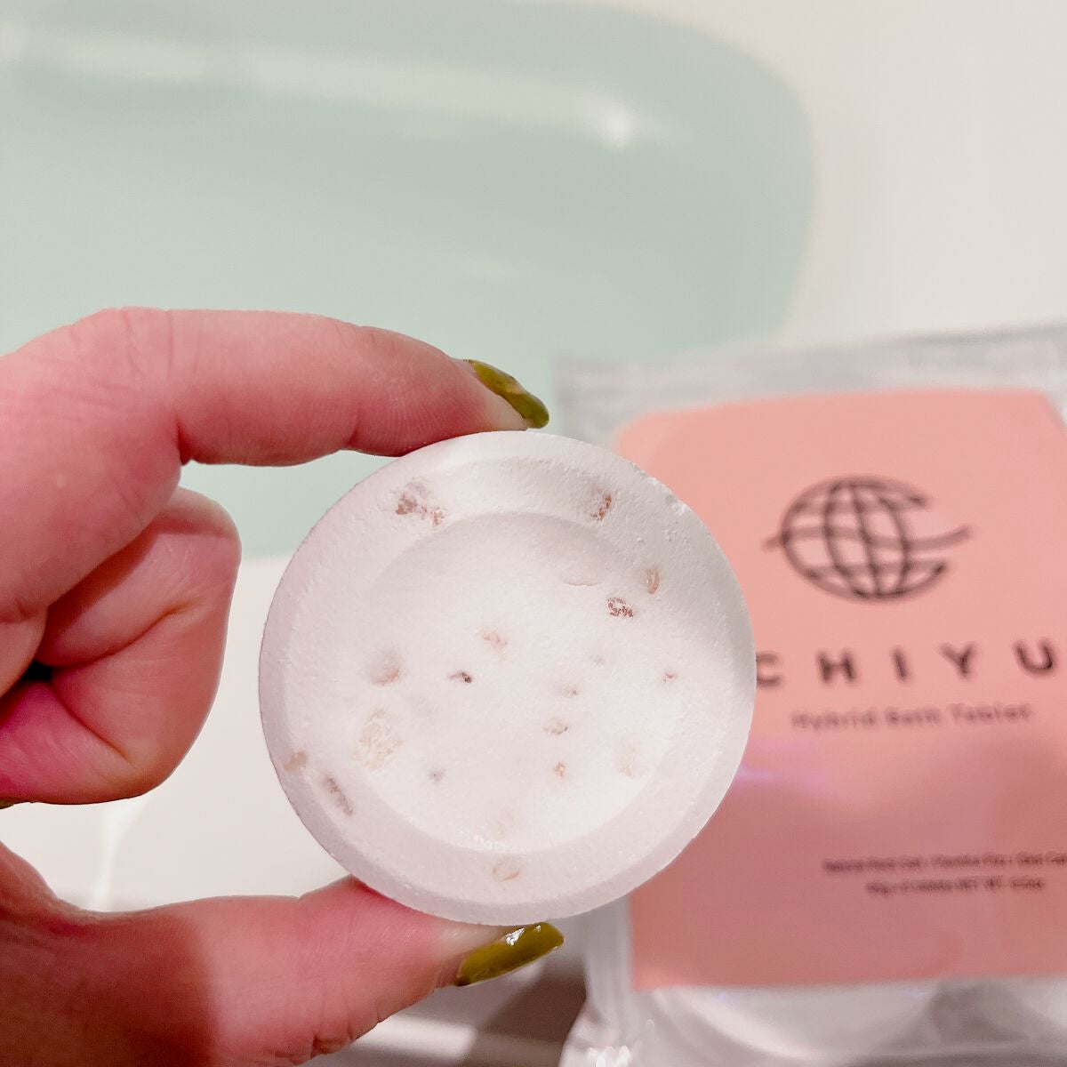 チユ ハイブリッドバスタブレット/CHIYU/無機塩系入浴剤を使ったクチコミ(2枚目)