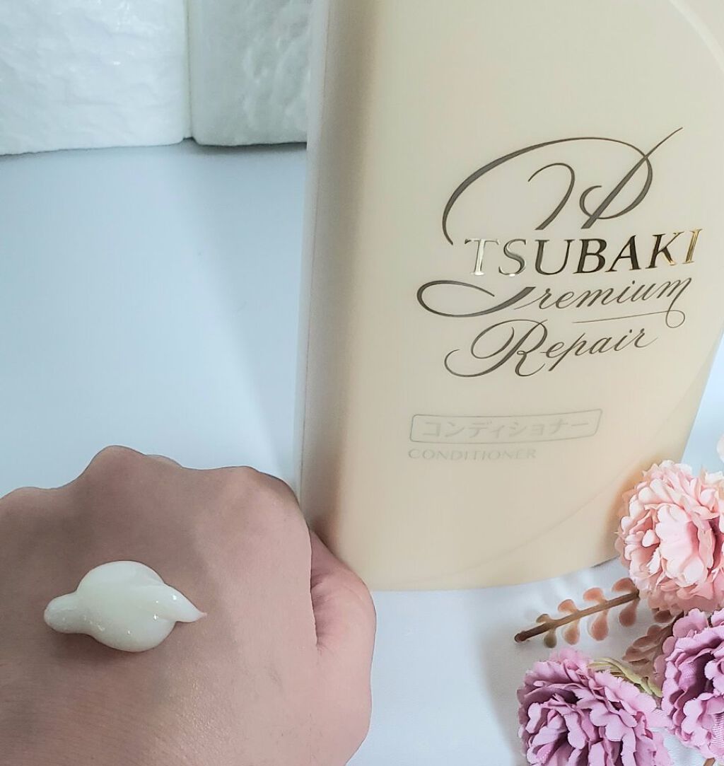 プレミアムリペア シャンプー／ヘアコンディショナー/TSUBAKI/市販シャンプーを使ったクチコミ（2枚目）