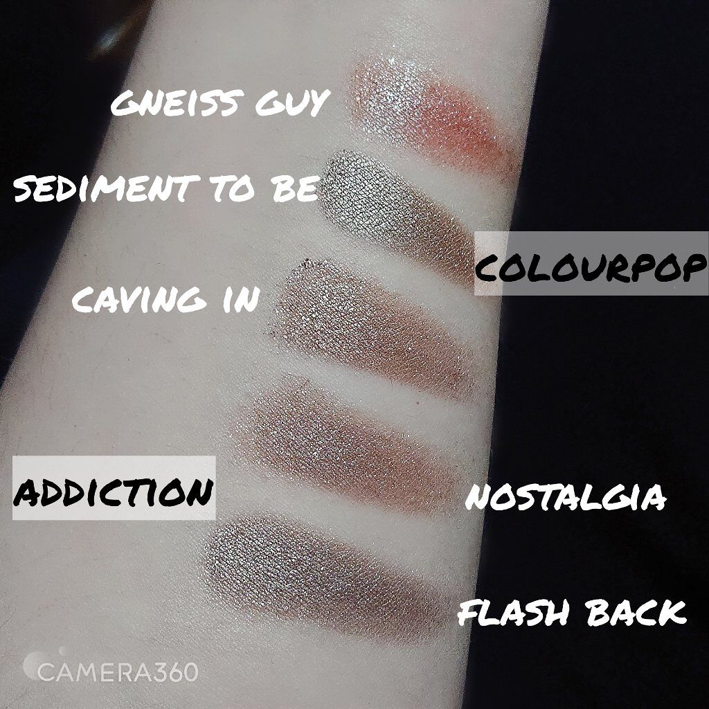 ストーンコールドフォックスシャドウパレット/ColourPop/アイシャドウパレットを使ったクチコミ（3枚目）