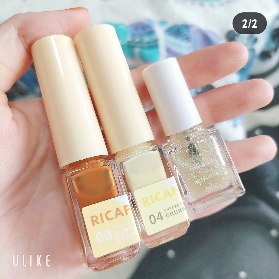 コレガネイル 03 サマースコットオレンジ/RICAFROSH/マニキュアを使ったクチコミ（2枚目）