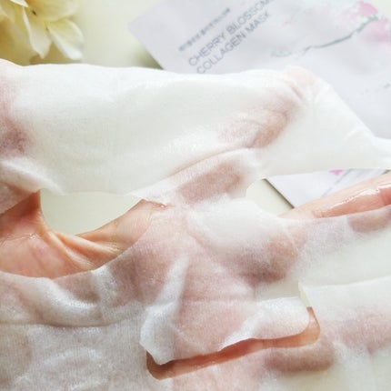 チェリーブロッサム コラーゲンマスク/REACNF/シートマスク・パックを使ったクチコミ(4枚目)