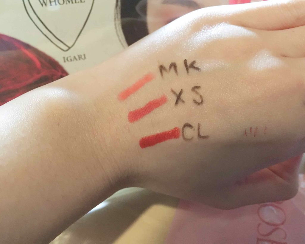 マットリップクレヨン/WHOMEE/口紅を使ったクチコミ(3枚目)