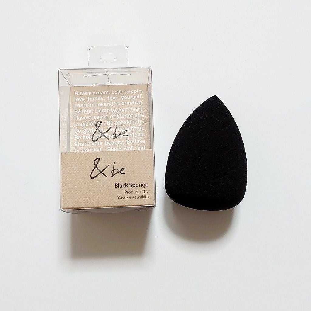 &be ブラックスポンジ/&be/パフ・スポンジを使ったクチコミ(1枚目)
