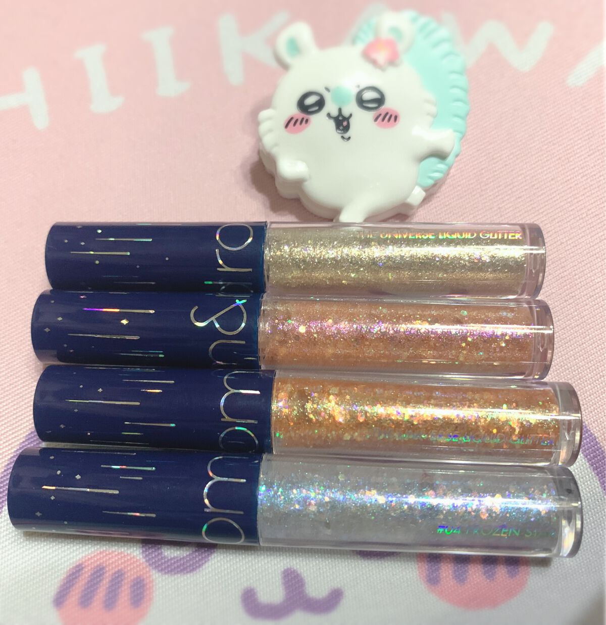 リキッド グリッター シャドウ/rom&nd/グリッターを使ったクチコミ(1枚目)