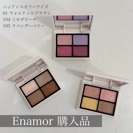 ニュアンスカラーアイズ/Enamor/アイシャドウパレットを使ったクチコミ(1枚目)