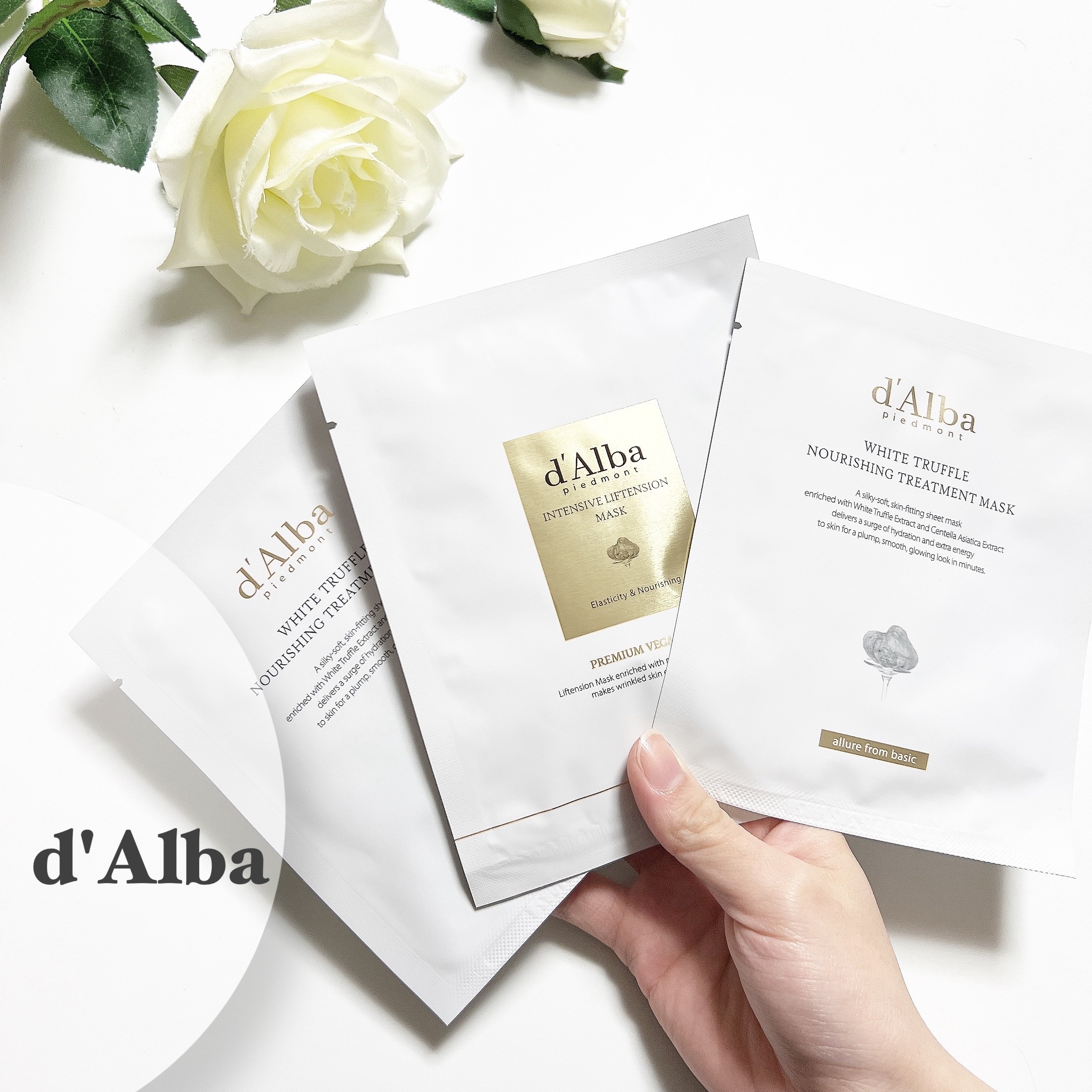 ホワイトトリュフナリシングトリートメントマスク/ダルバ/シートマスク・パックを使ったクチコミ（1枚目）