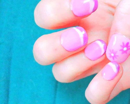 ジェルネイル(ライト対応)/セリア/ジェルネイルを使ったクチコミ(1枚目)