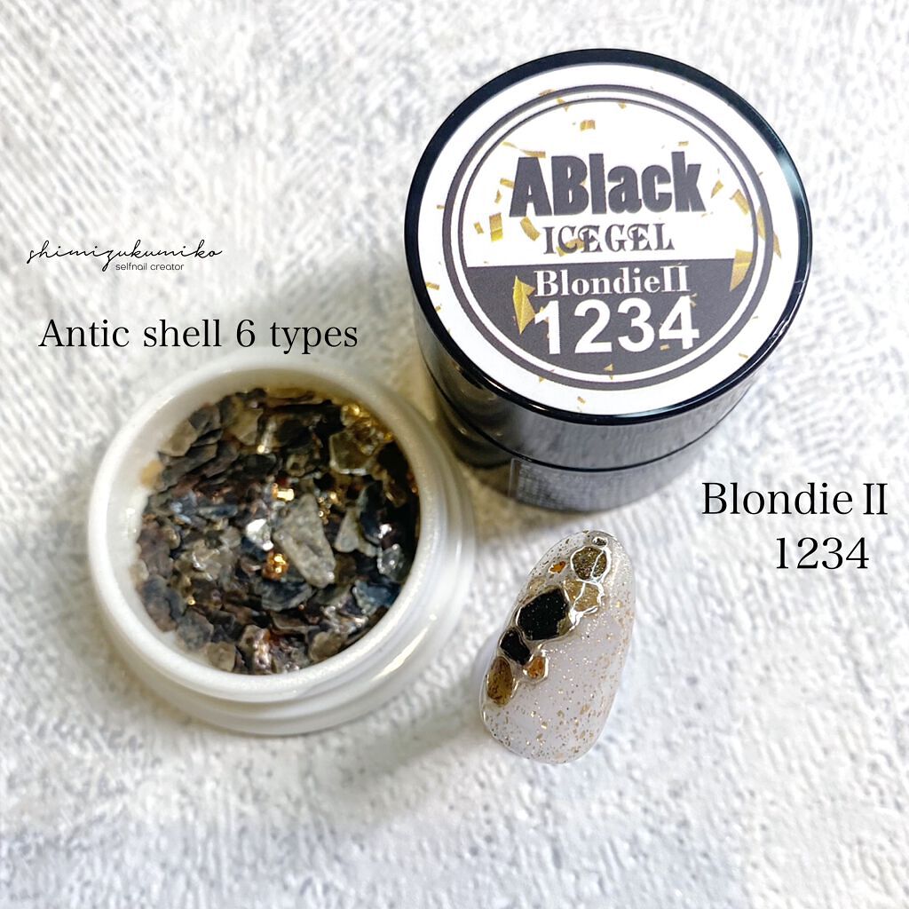ABLACK ブロンディングジェル 1237/ICEGEL/ジェルネイルを使ったクチコミ（2枚目）