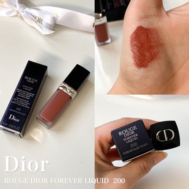 ルージュ ディオール フォーエヴァー リキッド 200 フォーエヴァー ドリーム/Dior/口紅を使ったクチコミ（1枚目）