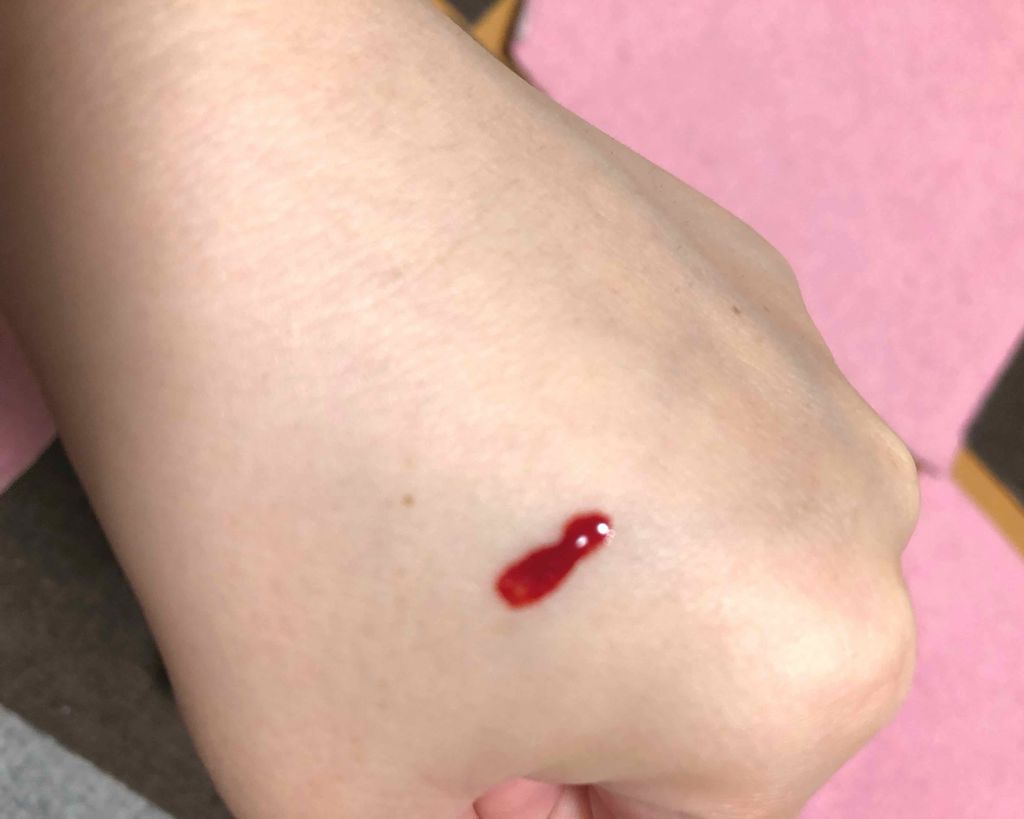 ディアダーリン ウォータージェルティント (アイスティント)/ETUDE/口紅を使ったクチコミ(4枚目)