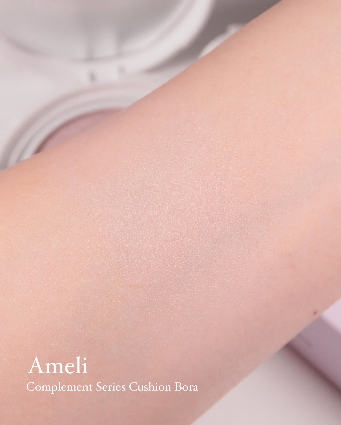 コンプリメントシリーズクッション 紫色(ボラ)/Ameli/クッションファンデーションを使ったクチコミ(3枚目)