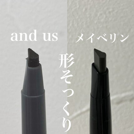 アイブロウペンシル/and us/アイブロウペンシルを使ったクチコミ(3枚目)