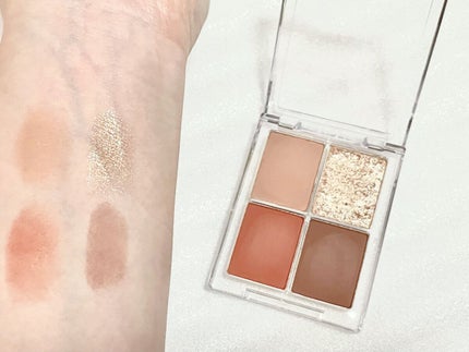 4色アイシャドウパレット/aZTK/アイシャドウパレットを使ったクチコミ(2枚目)