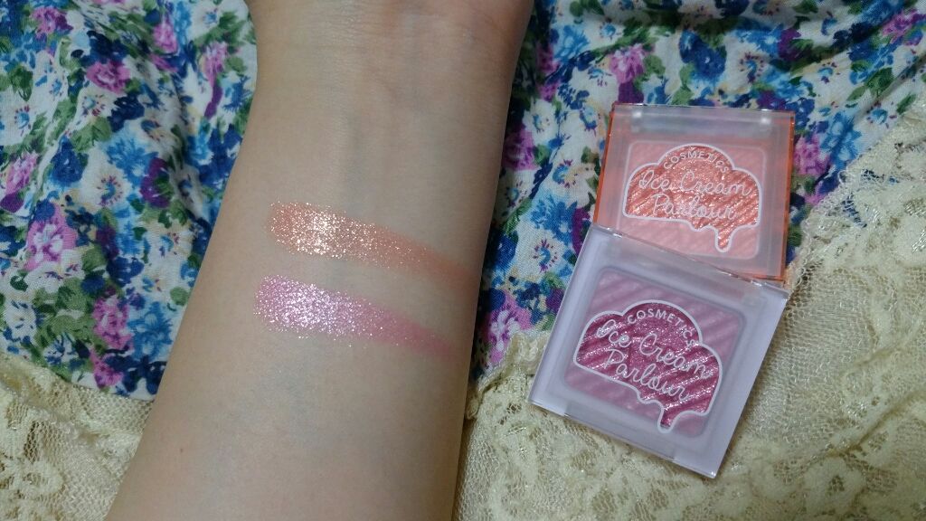 アイシャドウ/アイスクリームパーラー コスメティクス/単色アイシャドウを使ったクチコミ(2枚目)