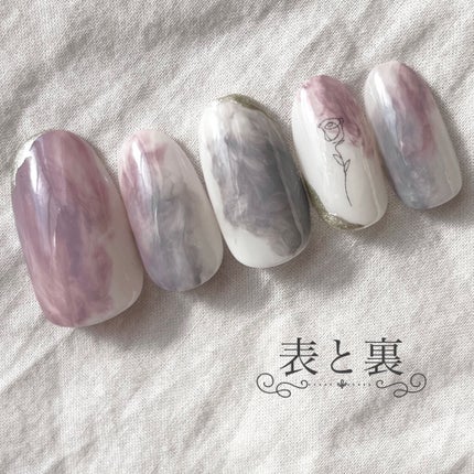 しずくネイルシール/キャンドゥ/ネイルシールを使ったクチコミ(1枚目)