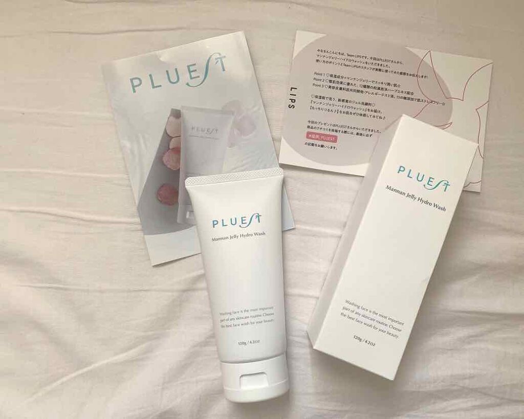 マンナンジェリーハイドロウォッシュ/PLUEST/洗顔料を使ったクチコミ（1枚目）