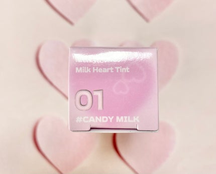 ミルクハートティントリップアンドチーク キャンディミルク/Merrymonde/リップティントの画像
