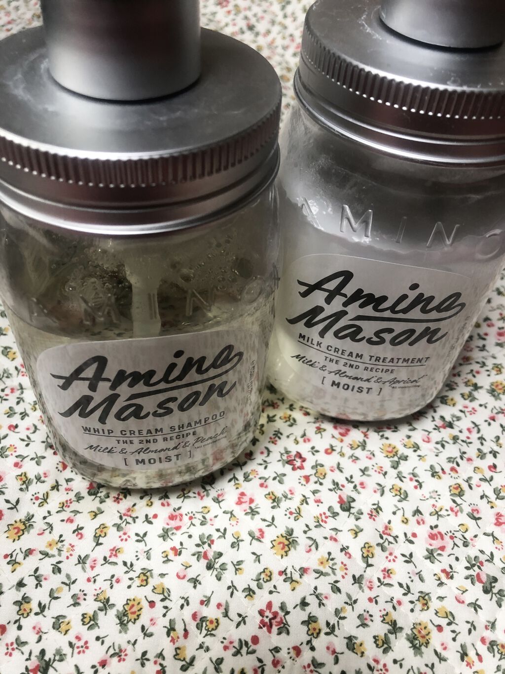 アミノメイソン ディープモイスト ホイップクリーム シャンプー/ミルククリーム ヘアトリートメント/アミノメイソン/市販シャンプーを使ったクチコミ（1枚目）