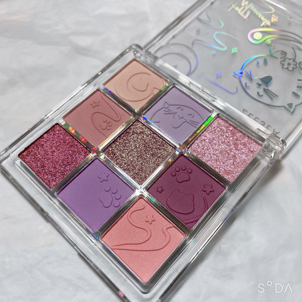 クォーツ 9色アイシャドウパレット(ドリームランドアイシャドウ)/ZEESEA/アイシャドウパレットを使ったクチコミ（2枚目）