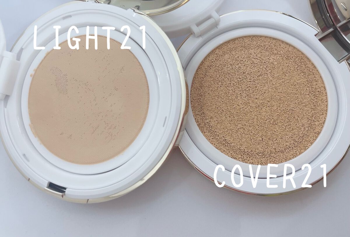 グロウ クッション ライト <ライトタイプ>/MISSHA/クッションファンデーションを使ったクチコミ(2枚目)