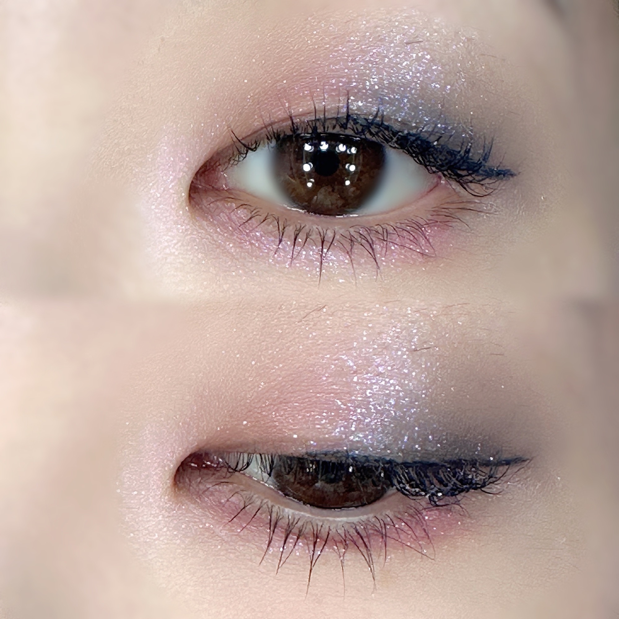 EYE OPENING LINER ネイビーブラック/UZU BY FLOWFUSHI/アイライナーを使ったクチコミ（2枚目）