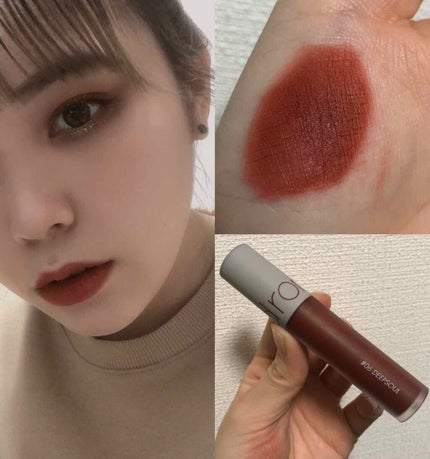 ゼロベルベットティント/rom&nd/リップティントを使ったクチコミ(1枚目)