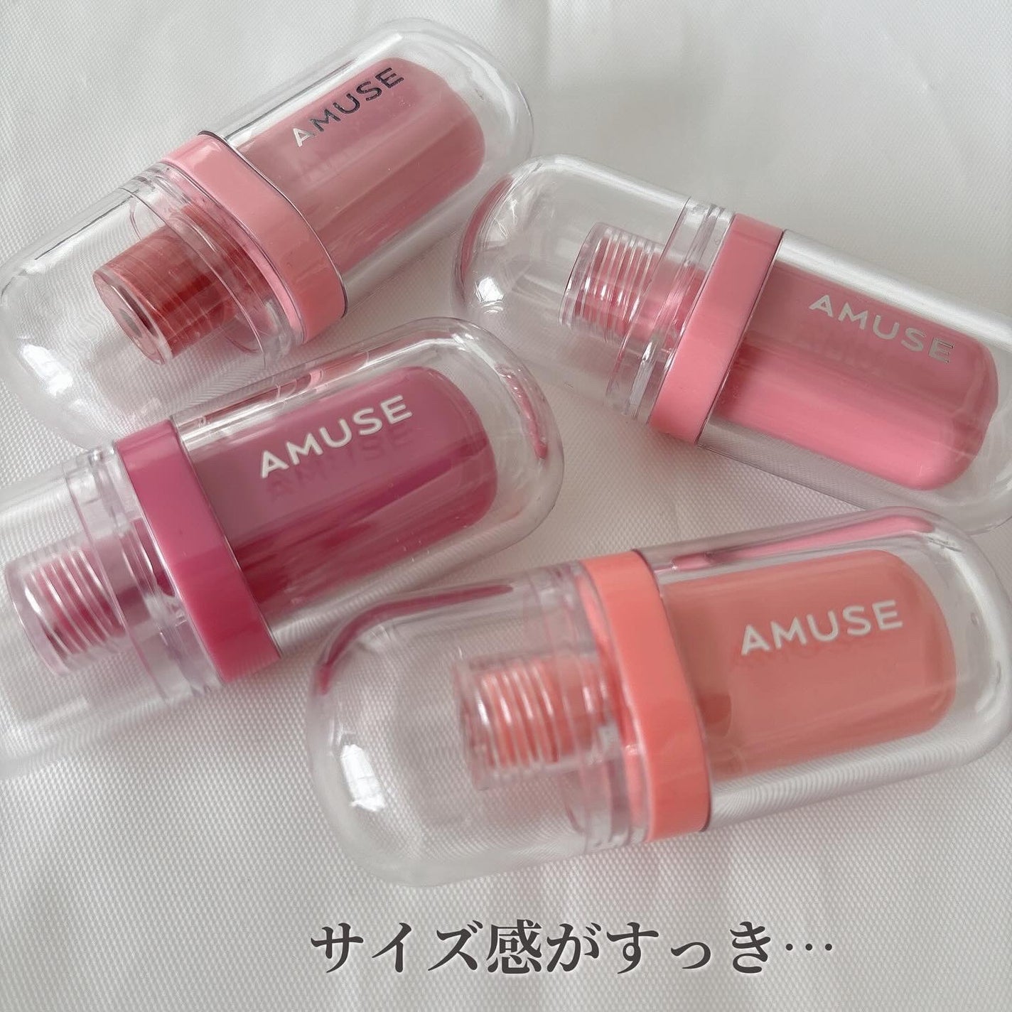 ジェルフィットティント/AMUSE/リップティントを使ったクチコミ(5枚目)