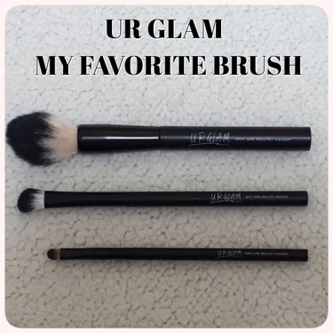 UR GLAM　EYESHADOW BRUSH C（アイシャドウブラシC）/U R GLAM/メイクブラシを使ったクチコミ（1枚目）