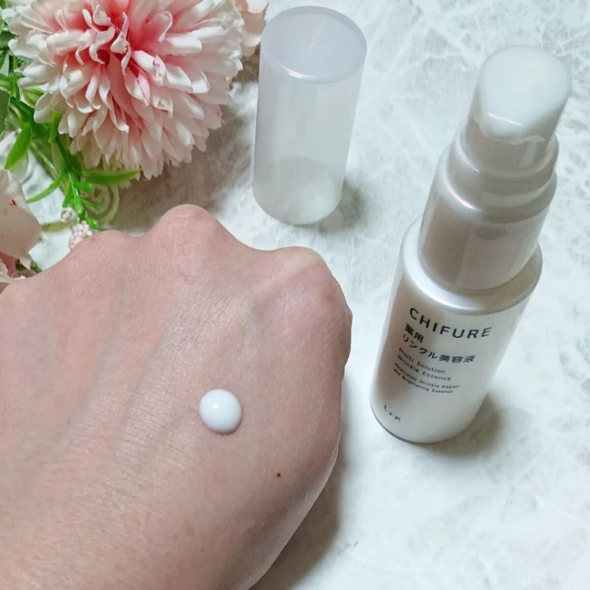 薬用 リンクル美容液/ちふれ/美容液を使ったクチコミ(4枚目)