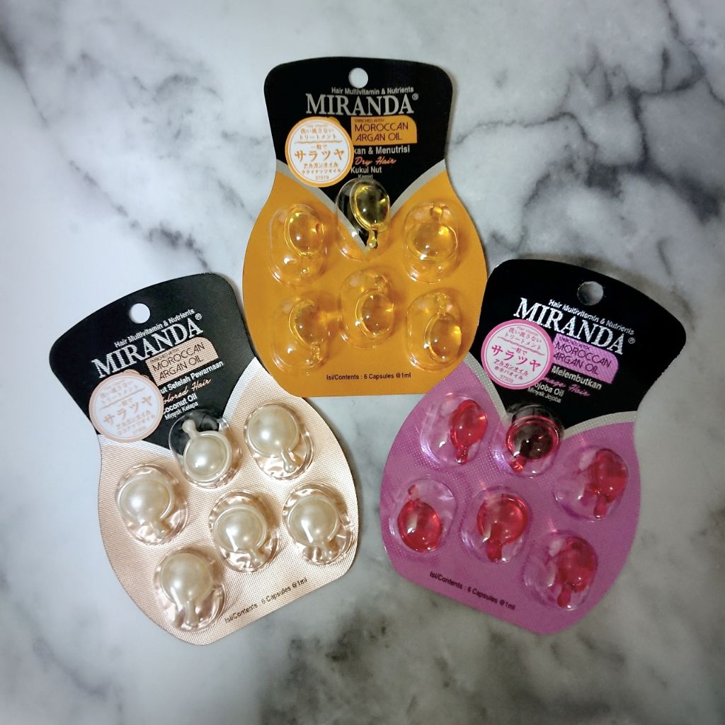 ヘアビタミン カラーケアヘアオイル/MIRANDA/ヘアオイルを使ったクチコミ(1枚目)