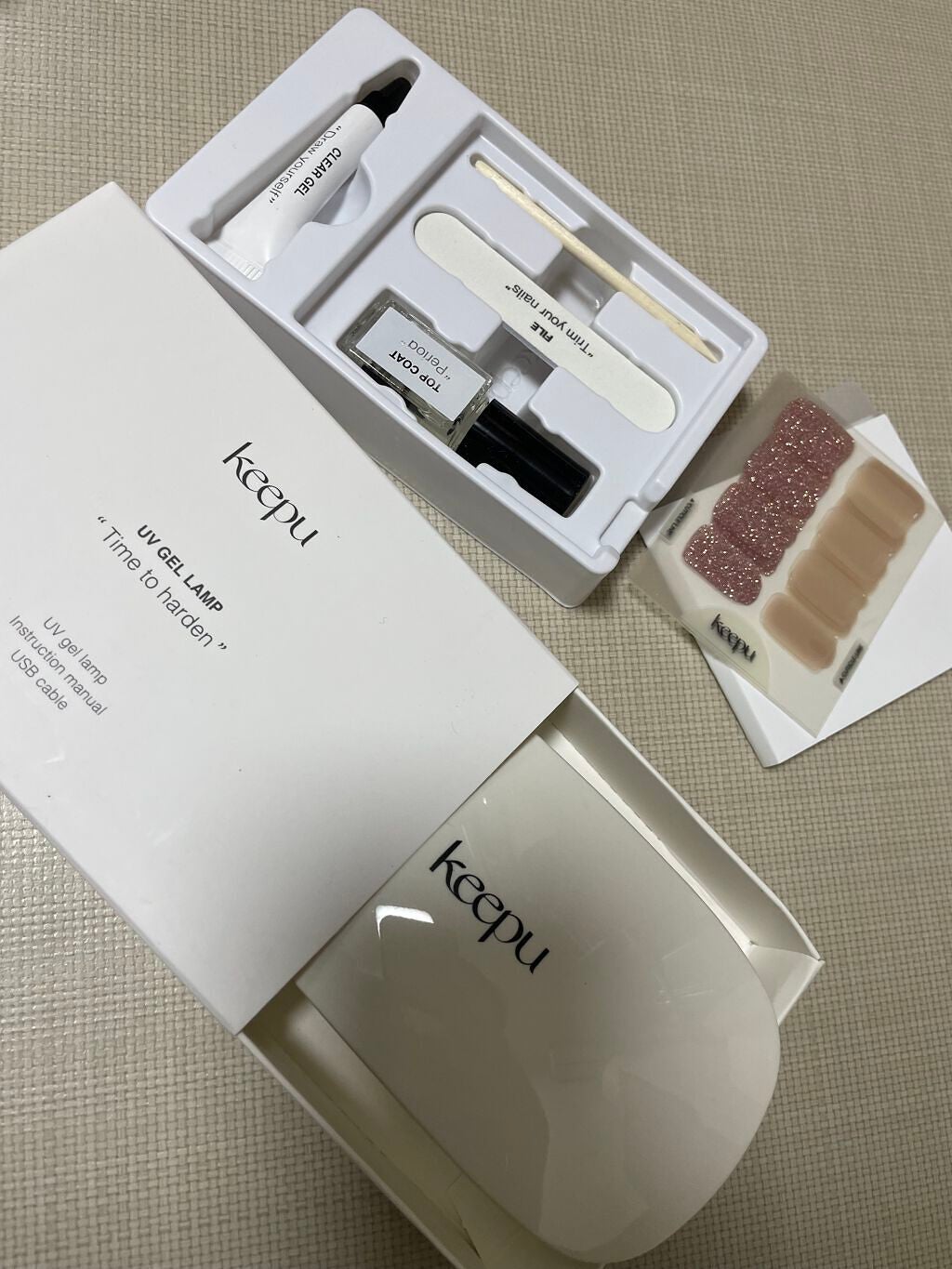 セルフカスタム ネイルシール/KEEPU/ネイルシールを使ったクチコミ(4枚目)