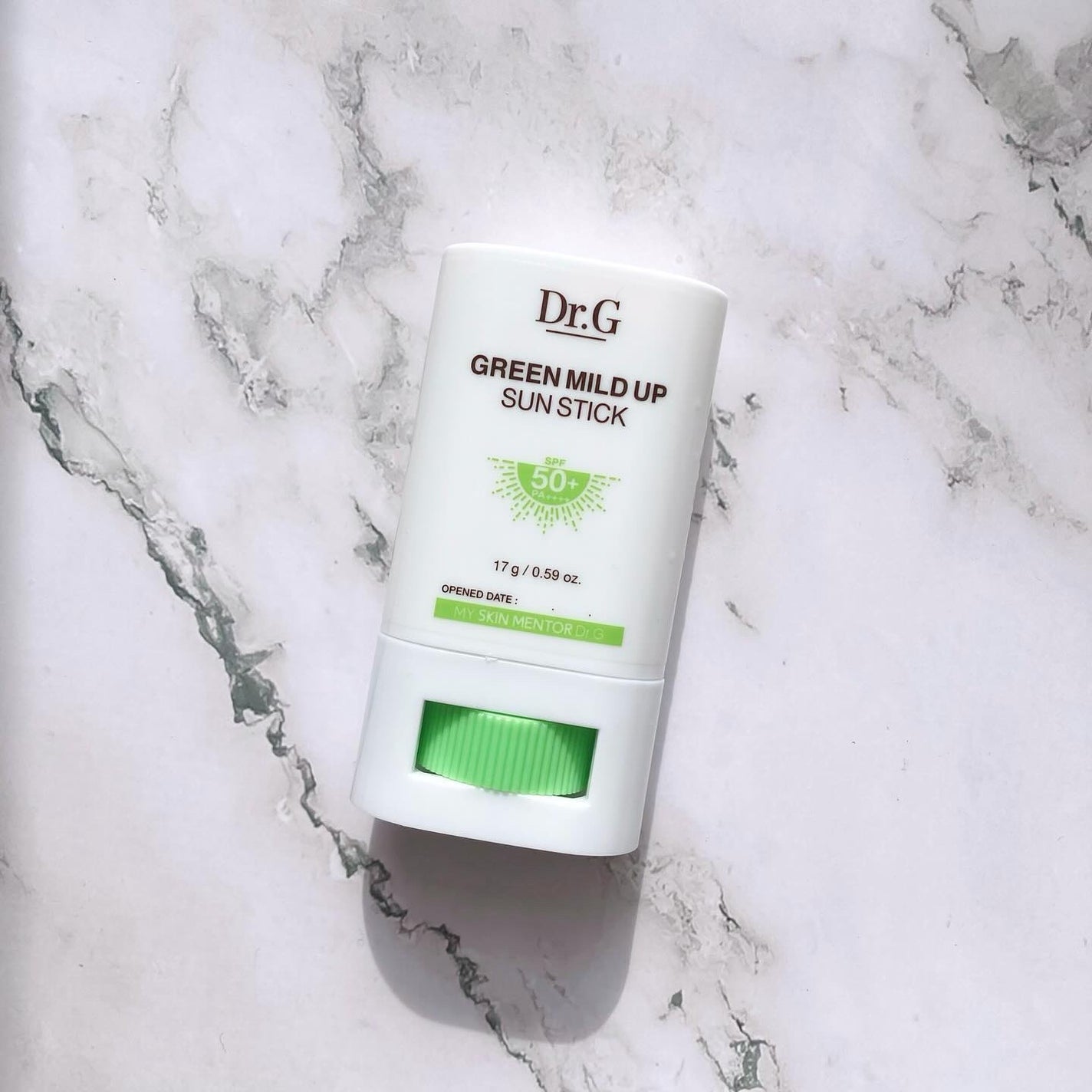 グリーンマイルドサンスティック SPF50+ PA++++/Dr.G/日焼け止めスティックを使ったクチコミ(1枚目)