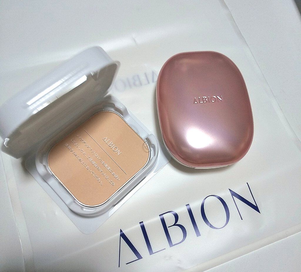 アルビオン パウダレスト/ALBION/パウダーファンデーションを使ったクチコミ（2枚目）