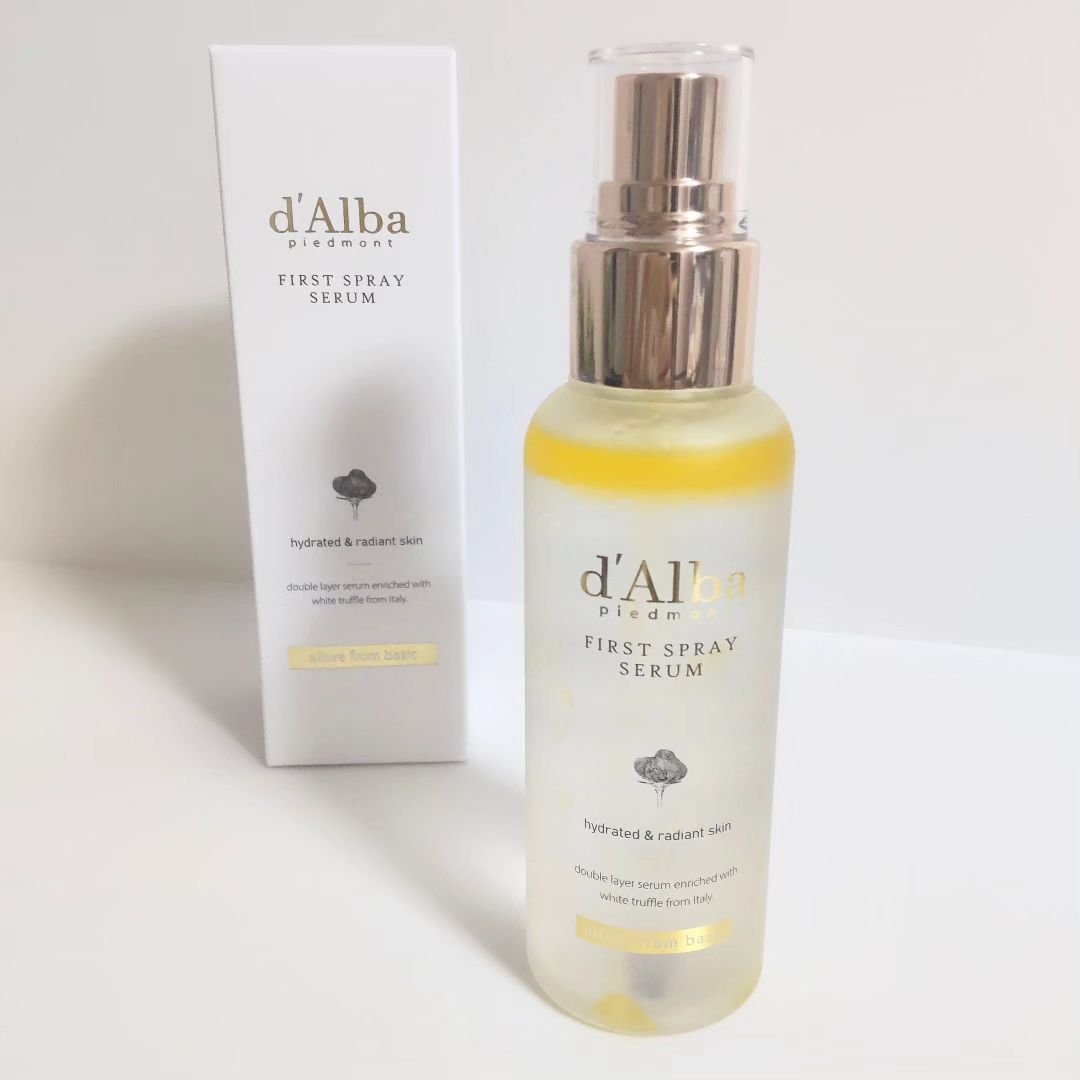 ダルバ ホワイトトリュフファーストスプレーセラム/ダルバ/ミスト状化粧水を使ったクチコミ（1枚目）