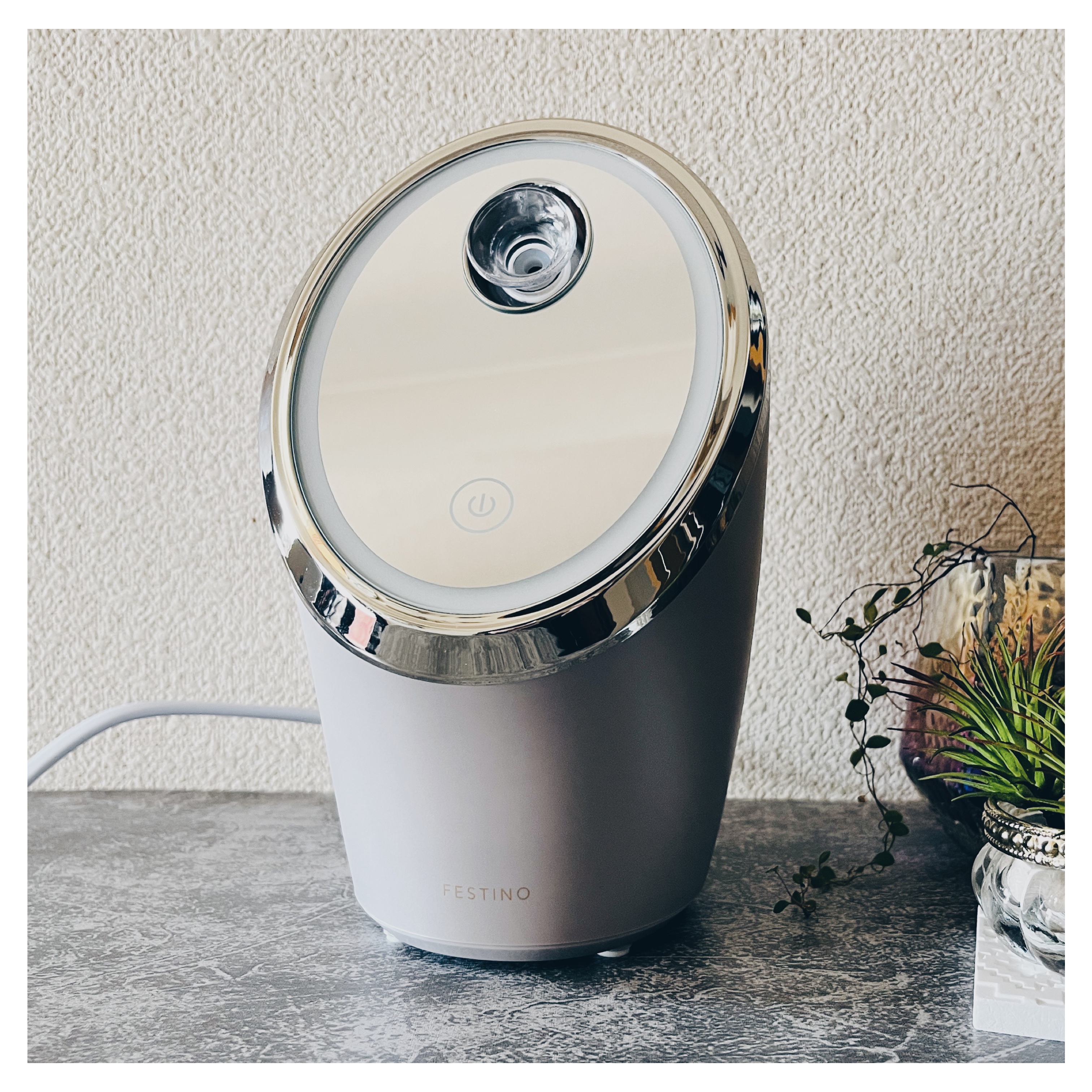 フェイシャルクレンジングナノスチーマー SMHB-033-SB/FESTINO/美顔器・マッサージを使ったクチコミ（1枚目）