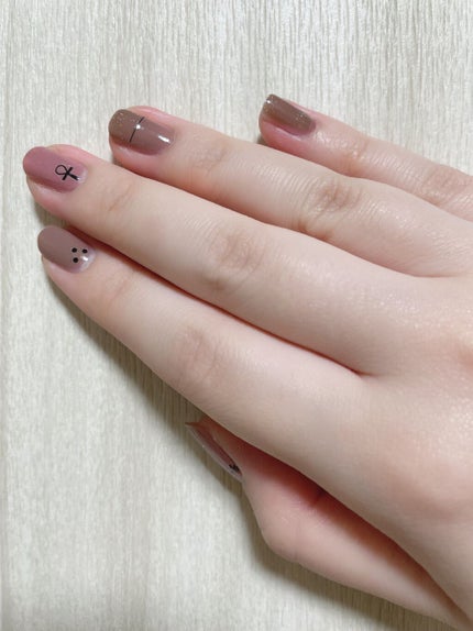 ミニネイル BR03 クラッシーキャラメル/パラドゥ/マニキュアを使ったクチコミ(3枚目)