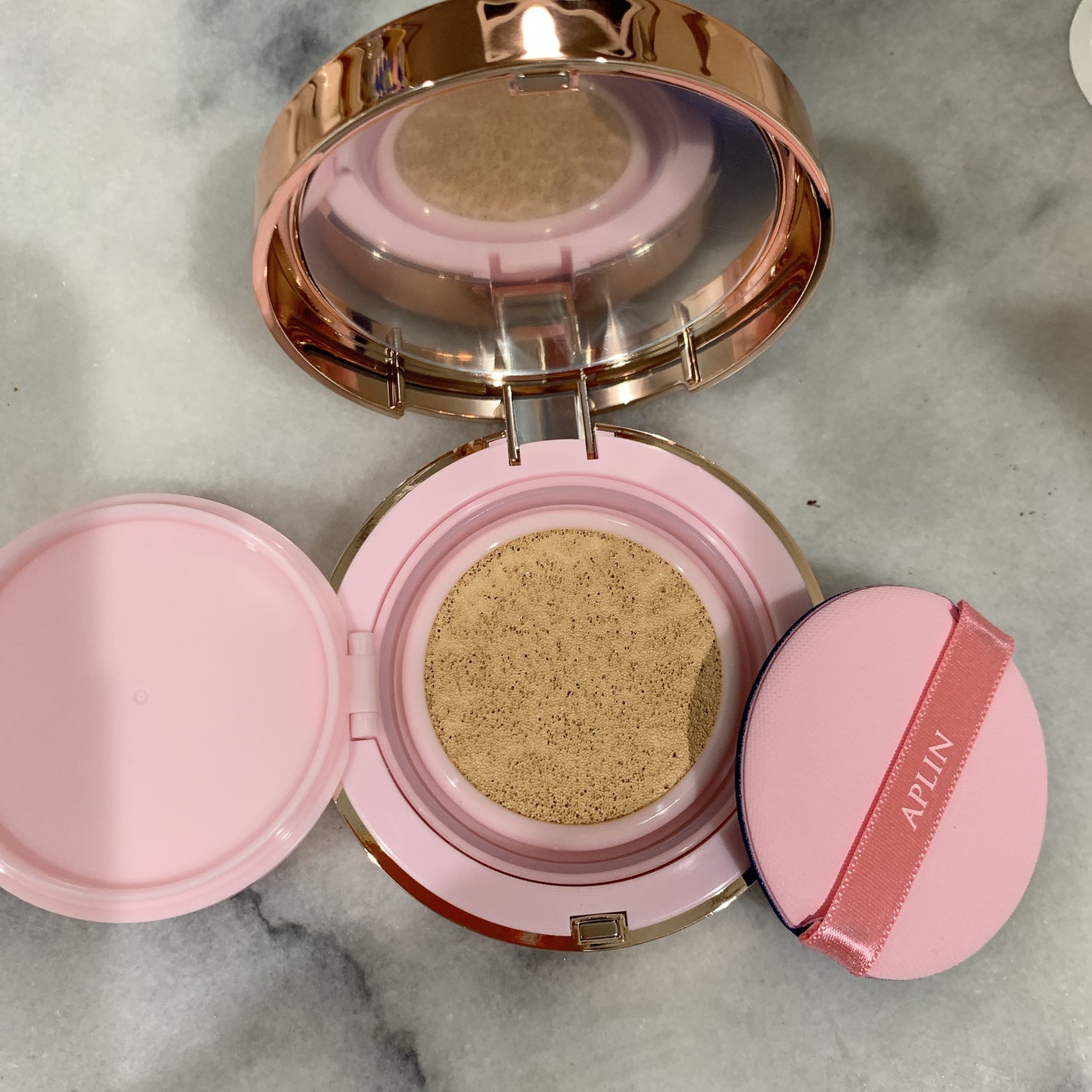 ピンクティーツリーカバークッション/APLIN/クッションファンデーションを使ったクチコミ(2枚目)