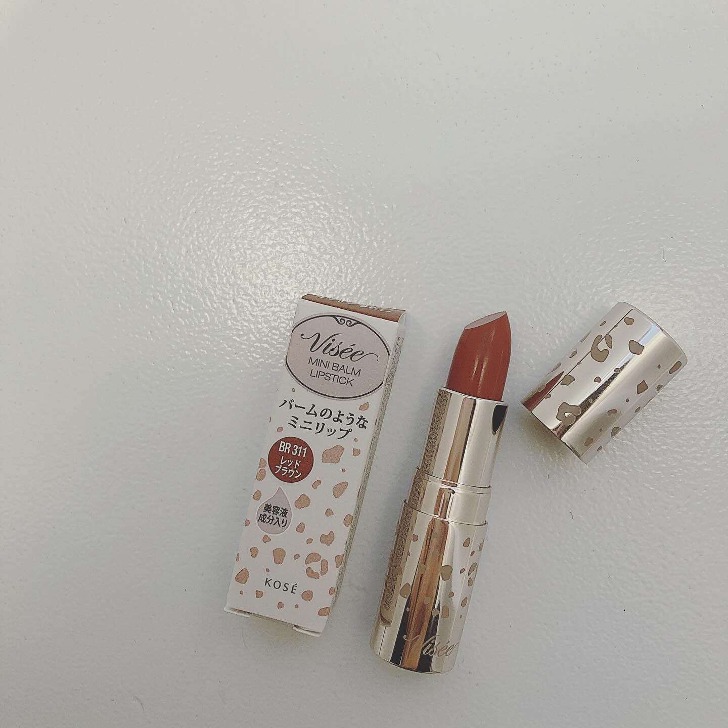 ミニバーム リップスティック/Visée/口紅を使ったクチコミ（1枚目）