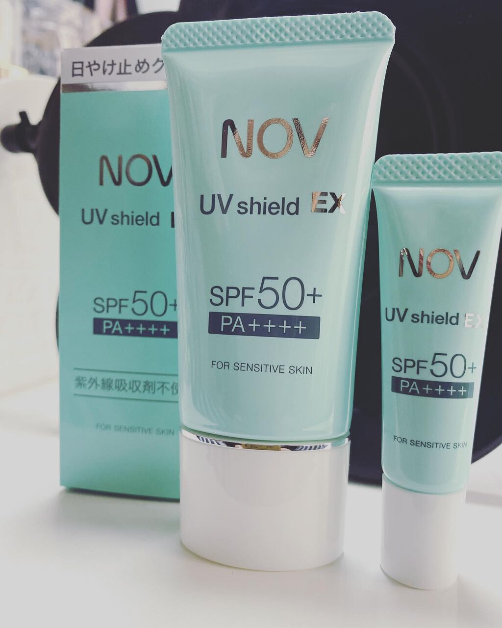 YUYU on LIPS 「NOVお気に入りの一年中使ってる日焼け止め🥰メイク前に使ってい..」(1枚目)