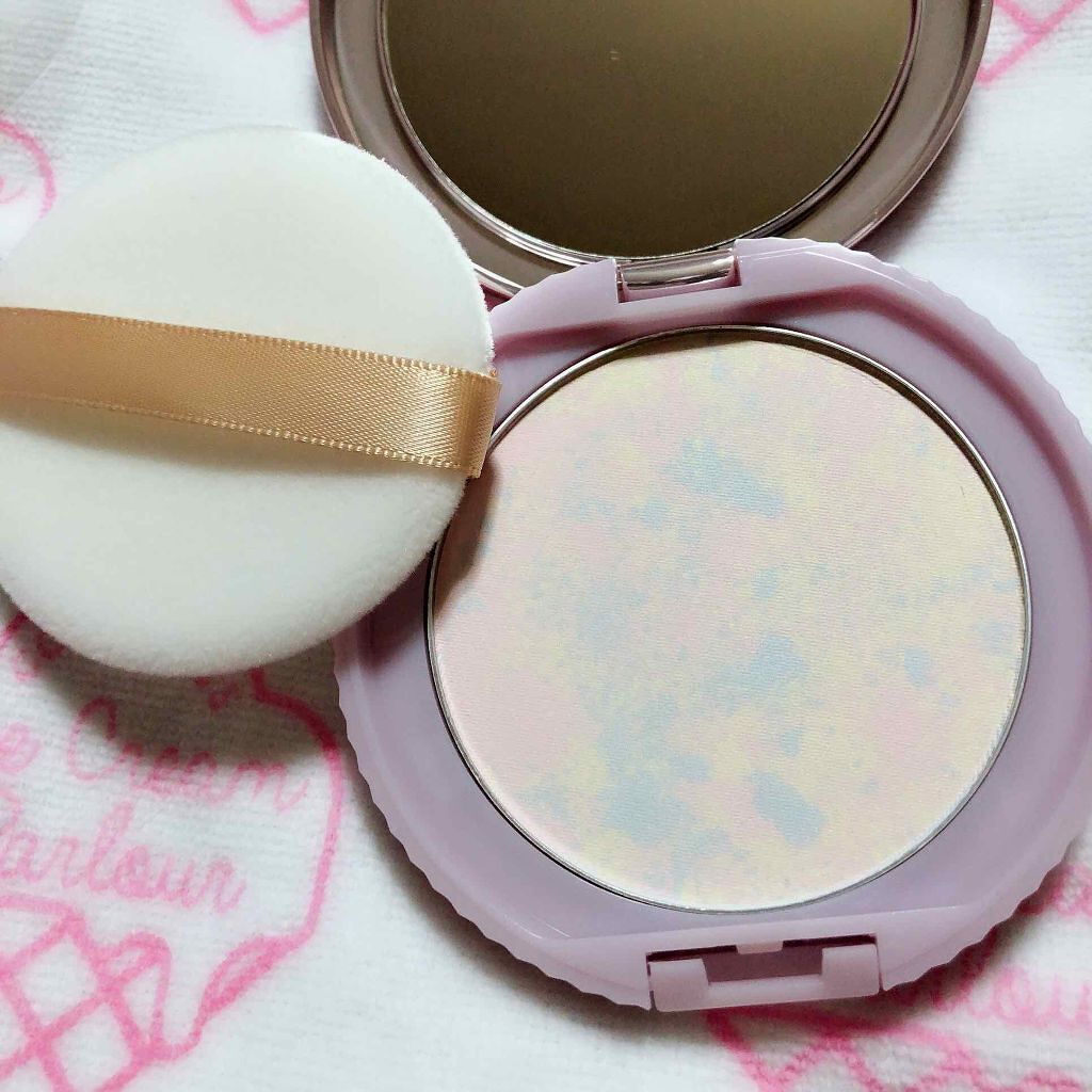 トランスペアレントフィニッシュパウダー SA シャイニーアクアマリン/キャンメイク/プレストパウダーを使ったクチコミ（2枚目）