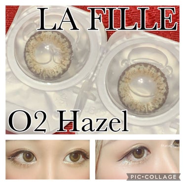LA FILLE (ラ・フィーユ) O2 HAZEL/LA FILLE/カラーコンタクトレンズを使ったクチコミ（1枚目）