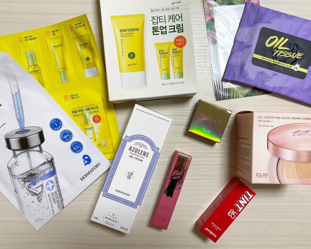 CLUBCLIO 2020summer福袋/CLIO/メイクアップキットを使ったクチコミ（2枚目）